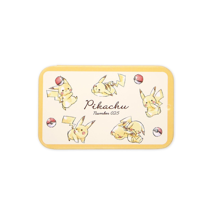 Pokemon Center Original Tin Case Seal / Pikachu