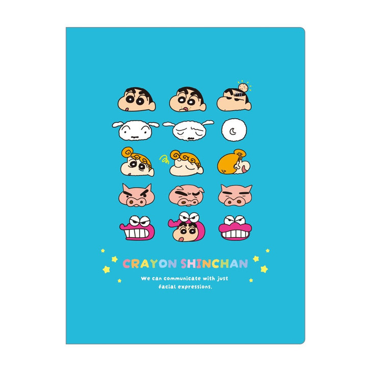 T's Factory Shin Chan Sparkling File With Pocket Expression / Standard