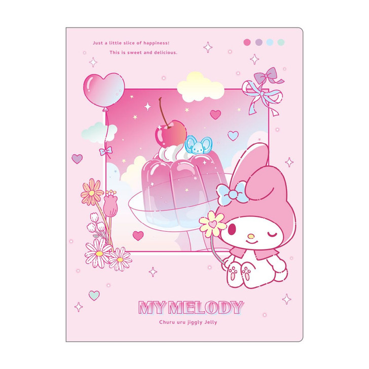 T's Factory Sanrio Sparkling File With Pocket Jiggly Jelly / My Melody