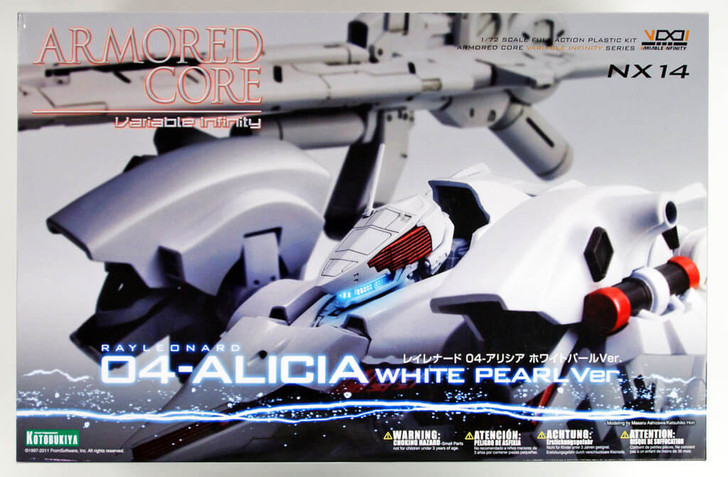 Kotobukiya VI068 Armored Core Rayleonard 04 Alicia White Pearl 1