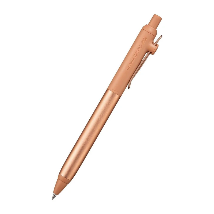  Uni-ball ZENTO Gel Pen - Flow Model - 0.38 mm - Agate Body - Black Ink 