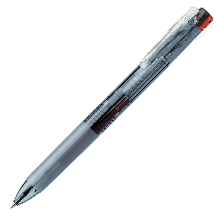  Zebra Sarasa Clip 3C 3 Color Gel Multi Pen - 0.4 mm - Water Blue Body - Limited Edition 