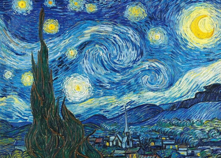 Epoch Jigsaw Puzzle 54-003 World Art The Starry Night (2000 S-Pieces)