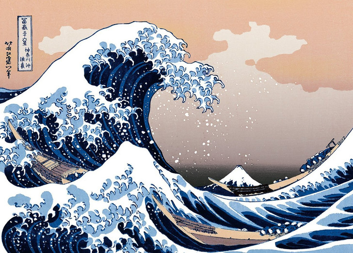 Epoch Jigsaw Puzzle 54-005 World Art The Great Wave off Kanagawa Thirty-six Views of Mt. Fuji (2000 S-Pieces)