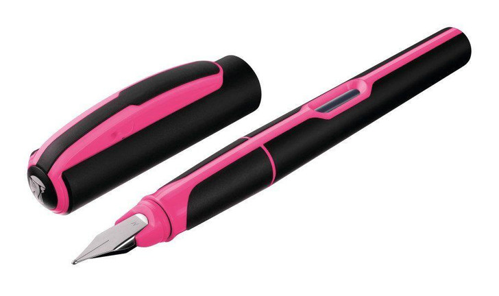  Pelikan Style Fountain Pen - Neon Pink - Medium 