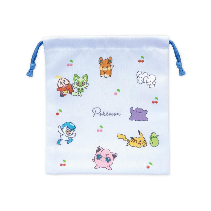  Pokemon Center Original Gusseted Drawstring Pouch / Cherry Chirashi 