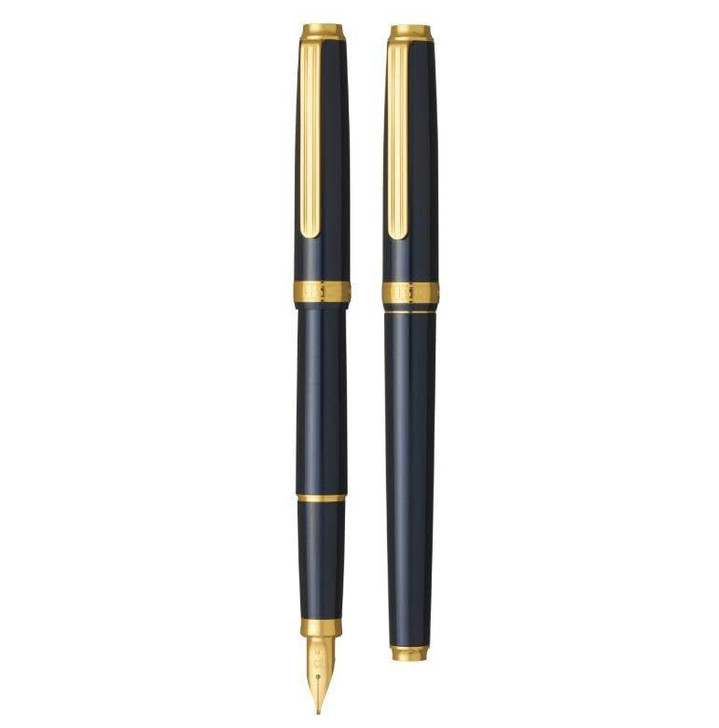  Platinum BISO Fountain Pen - Nebula Black (Dark Blue) - Medium 