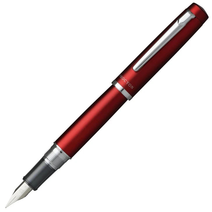  Platinum Procyon Fountain Pen - Carmine Red - Fine 