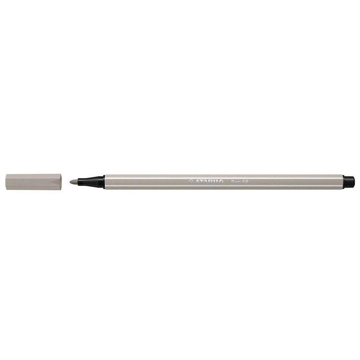  Stabilo Pen 68 Marker - 1.0 mm - Warm Grey (93) 