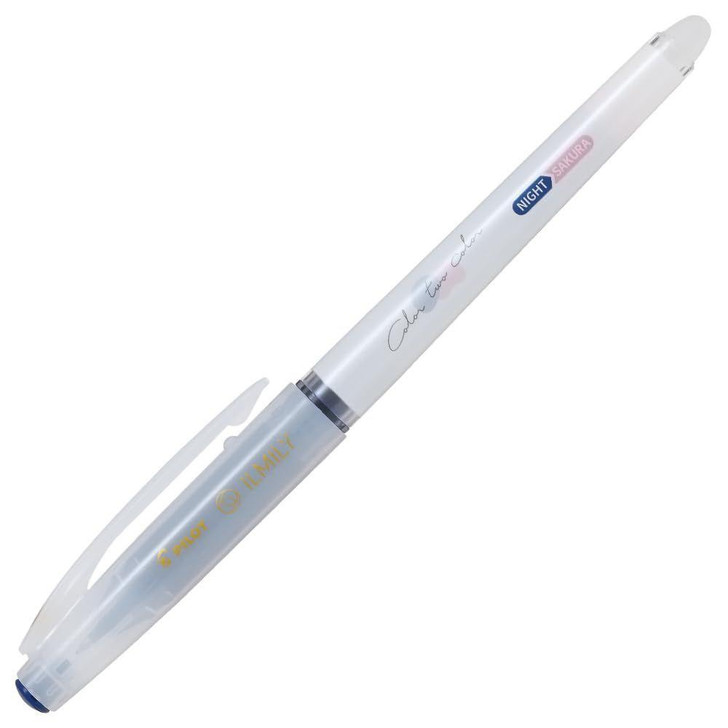  Pilot ILMILY Color Two Color Gel Pen - 0.4 mm - Night / Sakura 