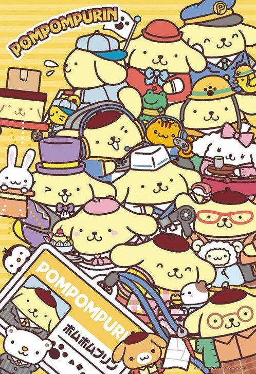 Beverly Jigsaw Puzzle Hotaraku Pompompurin (300 Pieces) 