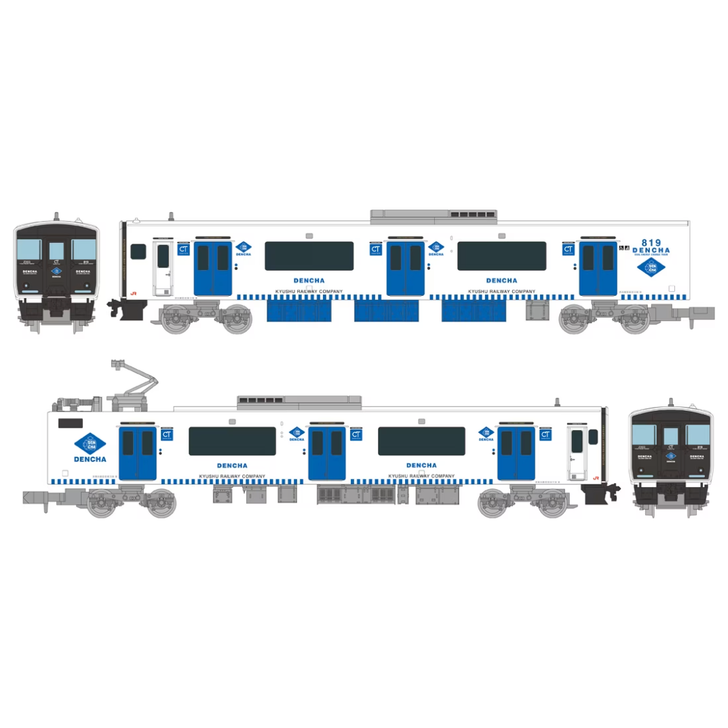Tomytec JR Series BEC819 DENCHA 2 Cars Set (N scale)
