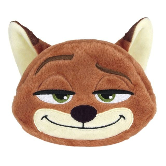 T's Factory T's Factory Zootopia 2 Plush Face Pouch Nick