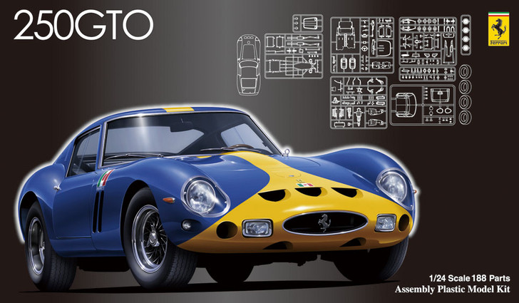 Fujimi HR22 Ferrari 250GTO 1/24 Scale Kit (4968728123585)