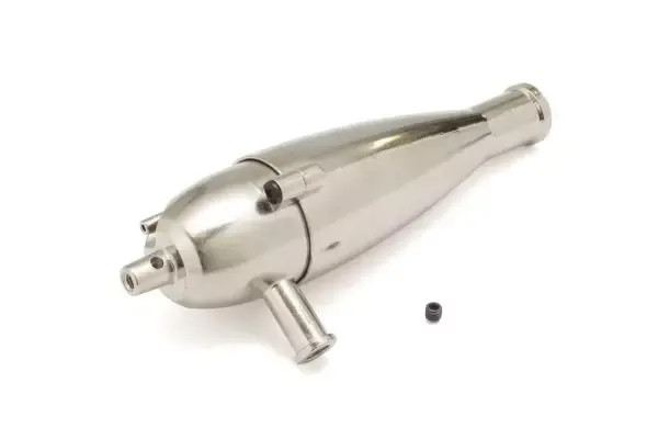 Kyosho 92971SM Silentstreek Tuned Muffler(Silver Plating)