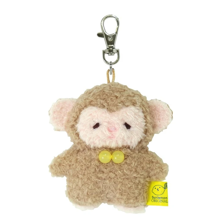 Sunlemon Fluffy Tattun Keychain Japanese Macaque