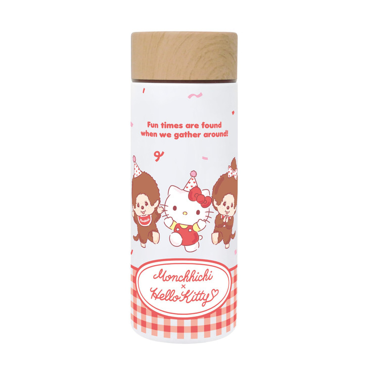 Monchhichi Hello Sanrio Stainless Steel Bottle / Party 300 Milliliters