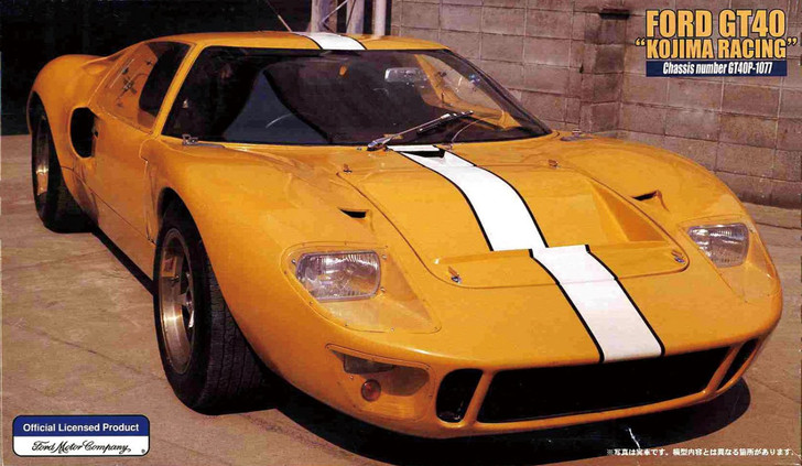 Fujimi HR30 Ford GT40 Kojima Racing 1/24 Scale Kit (4968728121703)