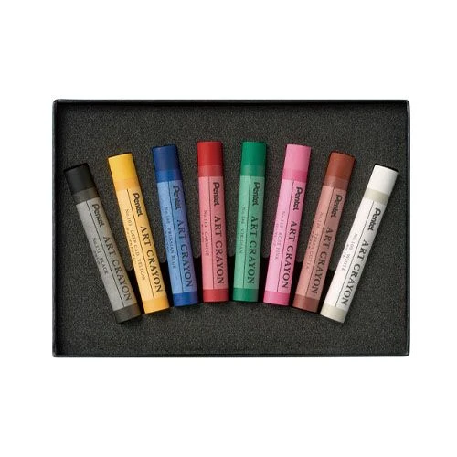 Pentel Art Crayon 8-Color Set PTAC-8