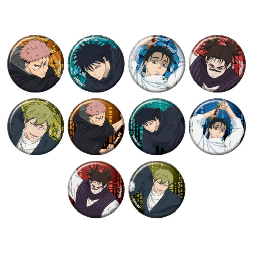 Ensky Jujutsu Kaisen Glitter Can Badge Collection 2 BOX(10pcs)