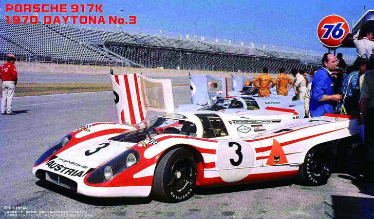 Fujimi HR33 Porsche 917K 1970 Daytona No.3 1/24 Scale Kit (4968728121888)