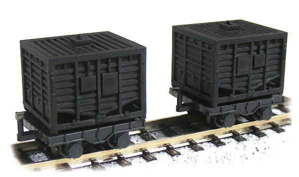 Tsugawa Yokou JT-06 Manure Transport Freight Cars 2 cars set (with Motor) (N scale)