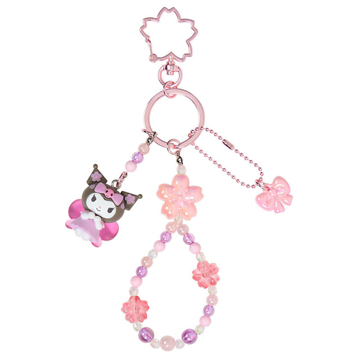 Sanrio Kuromi Beaded Keychain Sakura 661732