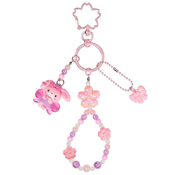 Sanrio Other Beads Key Holder Sakura Bonbon Ribbon 661805
