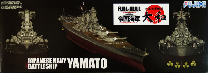Fujimi FH-01 IJN Battleship Yamato (Full Hull) 1/700 scale kit (4968728421391)
