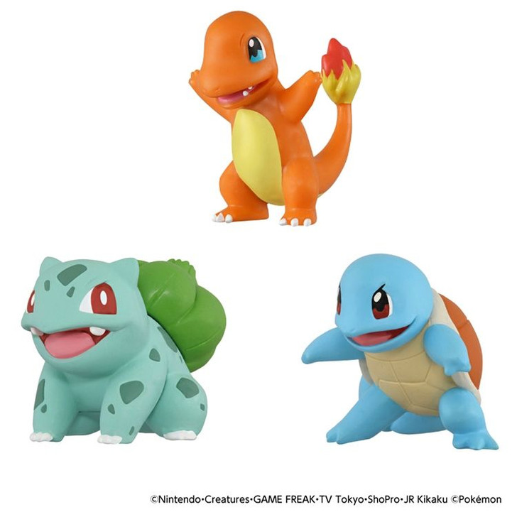 Takara Tomy Pokemon Moncolle 30th Anniversary Starter Collection
