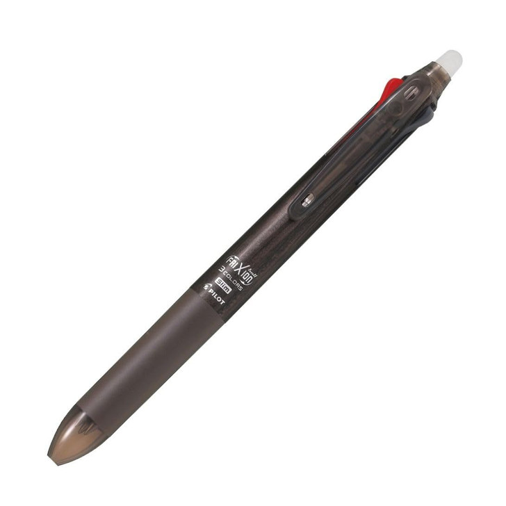 Pilot Erasable Three Color Ballpoint Pen Frixion Ball 3 Slim Modern Wood LKFBS60EFDMWD