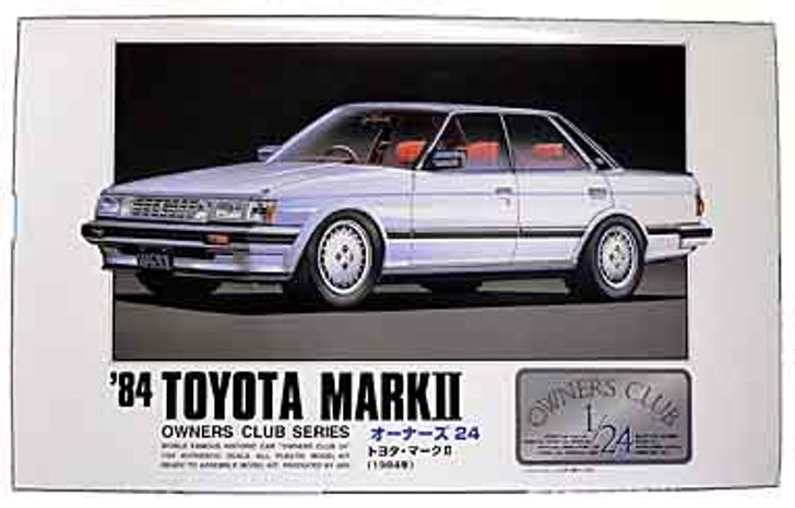 Arii Owners Club 1/24 02 1984 Toyota Mark II (2) 1/24 Scale Kit (Microace)