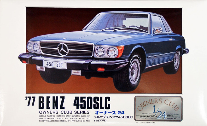 Arii Owners Club 1/24 03 1977 Benz 450SLC 1/24 Scale Kit (Microace) (4968279205037)