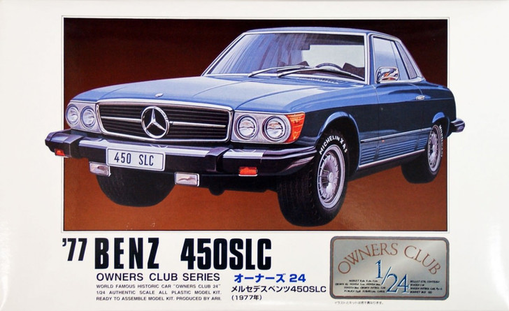Arii Owners Club 1/24 03 1977 Benz 450SLC 1/24 Scale Kit (Microace)