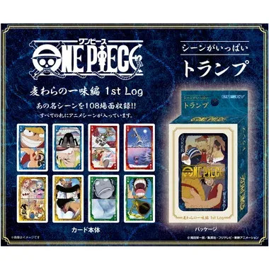 Ensky Playing Cards With Lots Of Scenes Straw Hat Crew Edition 1st Log