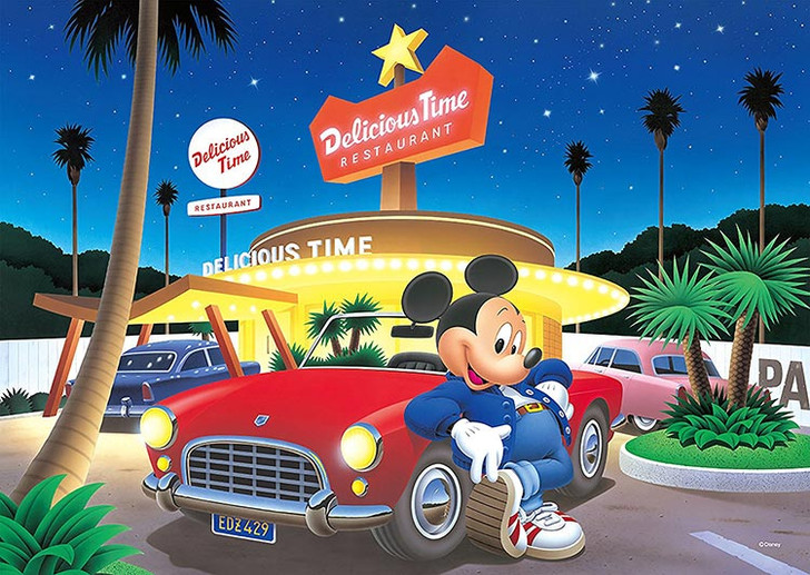 Tenyo Japan Jigsaw Puzzle D-300-287 Disney Starlight City Mickey (300 Pieces) (4905823932872)