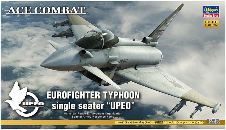 Hasegawa SP355 Ace Combat Eurofighter Typhoon Single Seater "Upeo" 1/72 scale kit