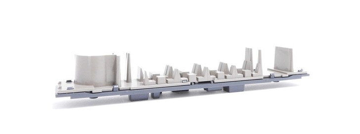 KATO 5237-3C Glacier Express 1st Class Car Api Underfloor (Brown Seats (N scale)