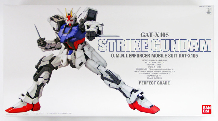 未組立　バンダイBANDAI GAT-X105 STRIKE GUNDAM PG Bandai PG GUNDAM GAT-X105 STRIKE GUNDAM | PlazaJapan