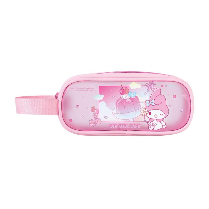  T's Factory Sanrio Handle Attached Matte Clear Pouch Jiggly Jelly MM 