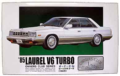 Arii Owners Club 1/24 16 1985 Laurel V6 Turbo 1/24 Scale Kit (Microace) (4968279205167)