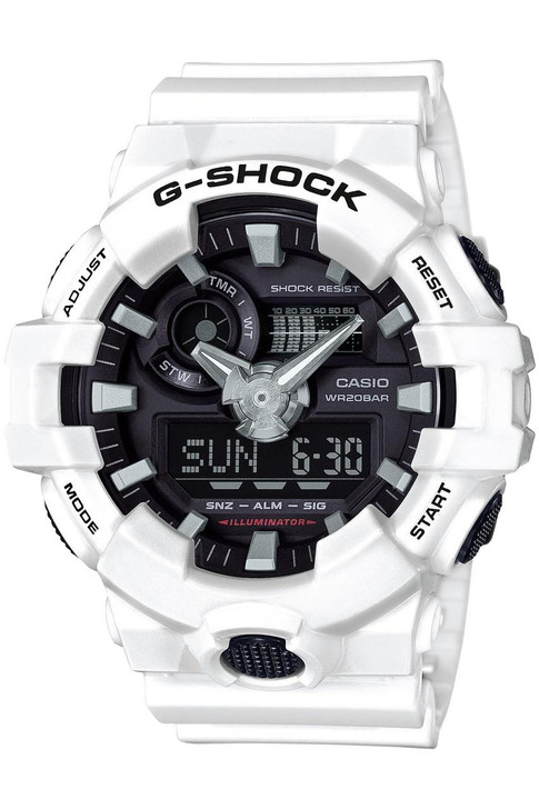  CASIO G-SHOCK GA-700-7AJF White Mens 