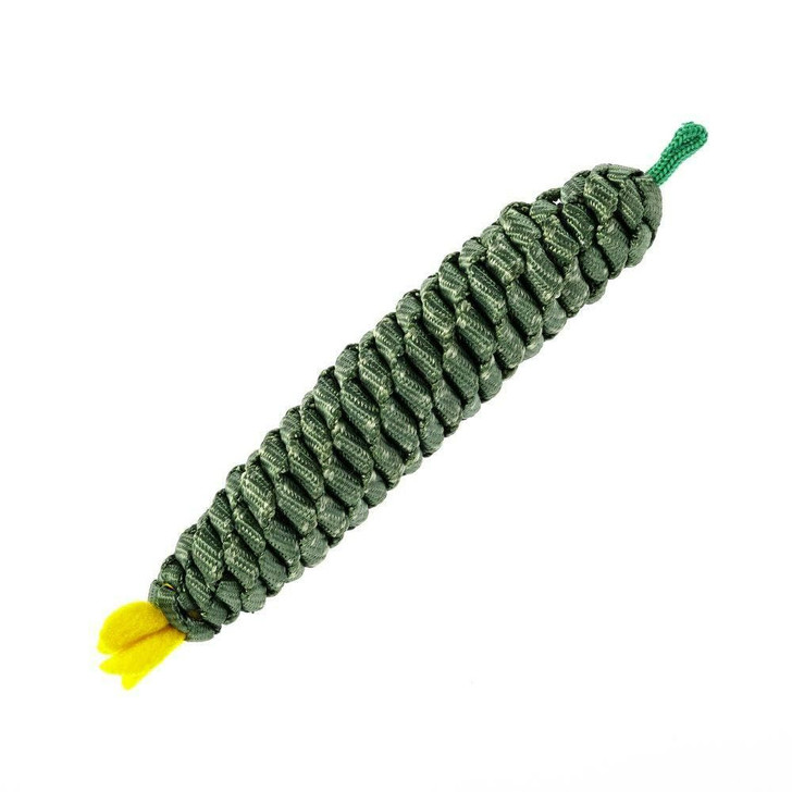 Cucumber Rope Toy With Treat Pocket