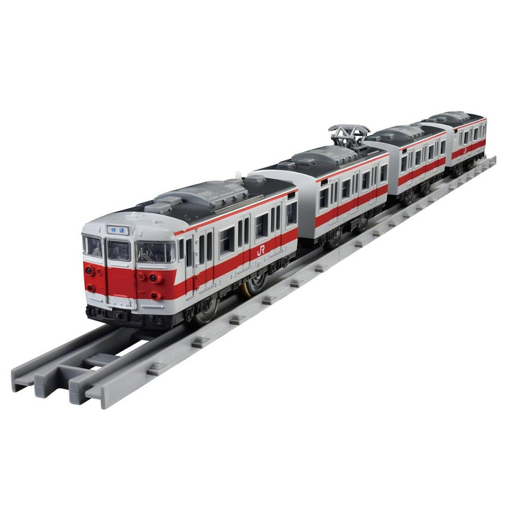 Takara Tomy Plarail Real Class 113 Series Suburban Train (Kansai Line Rapid Color)