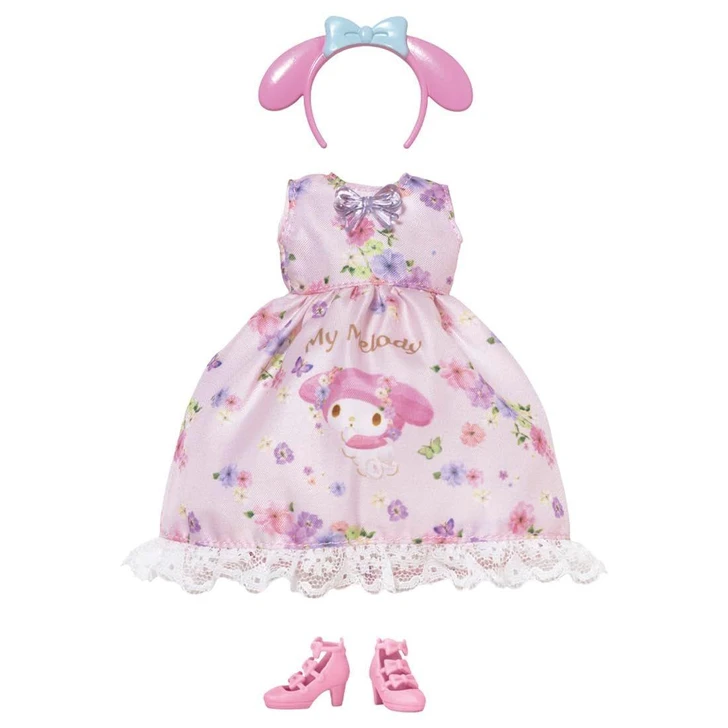  Takara Tomy My Melody Licca Doll Dress Set 