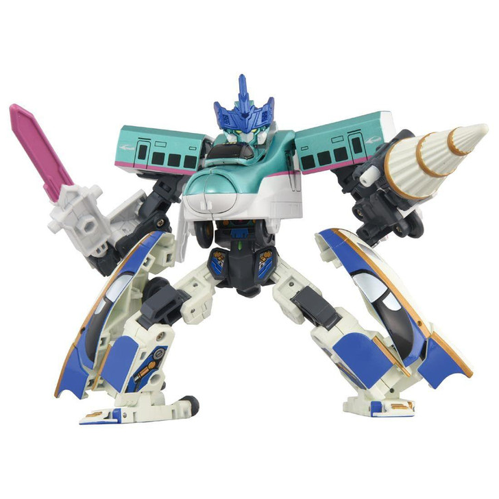  Takara Tomy Plarail SGX Shinkalion E5 Hayabusa And E7 Kagayaki Linking Combination Set 