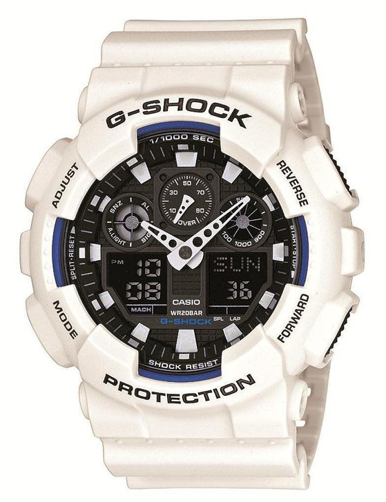  CASIO G-SHOCK GA-100B-7AJF White Mens 