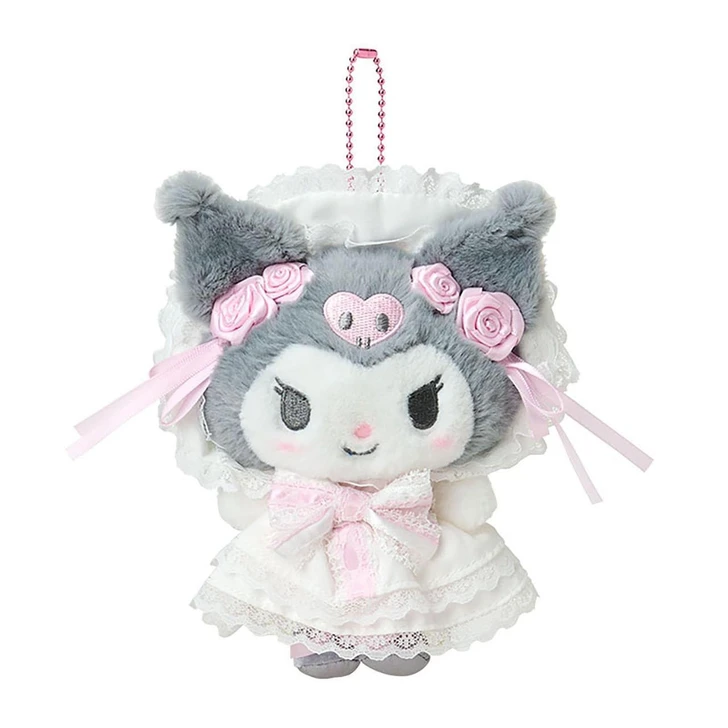  Sanrio Sanrio Kuromi Mascot Holder White Frill 010219 