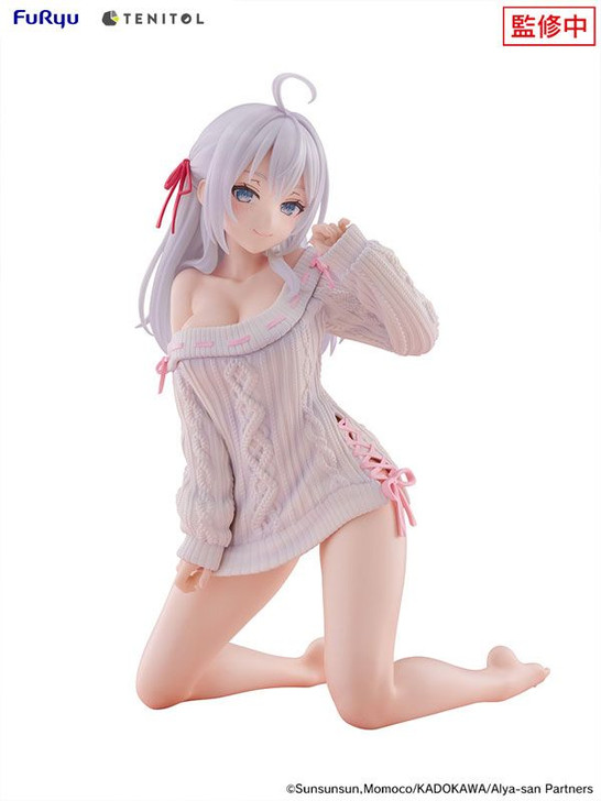 FuRyu TENITOL BIG Noodle Stopper Figure: Alya Knit Ver. (Alya Sometimes Hides Her Feelings in Russian)