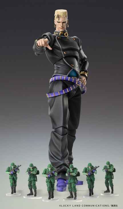 Medicos Super Action Statue - Keicho Nijimura & Bad Company  (JoJo's Bizarre Adventure Part 4 Diamond Is Unbreakable)